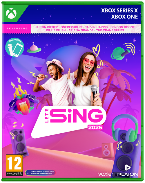 Гра Xbox One/Series Let's Sing 2025 (Blu-ray диск) (4020628582098) - зображення 1