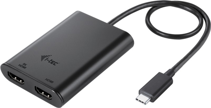 Adapter i-Tec USB-C to 2x HDMI 4K MST (C31DUAL4K60HDMI) - obraz 1