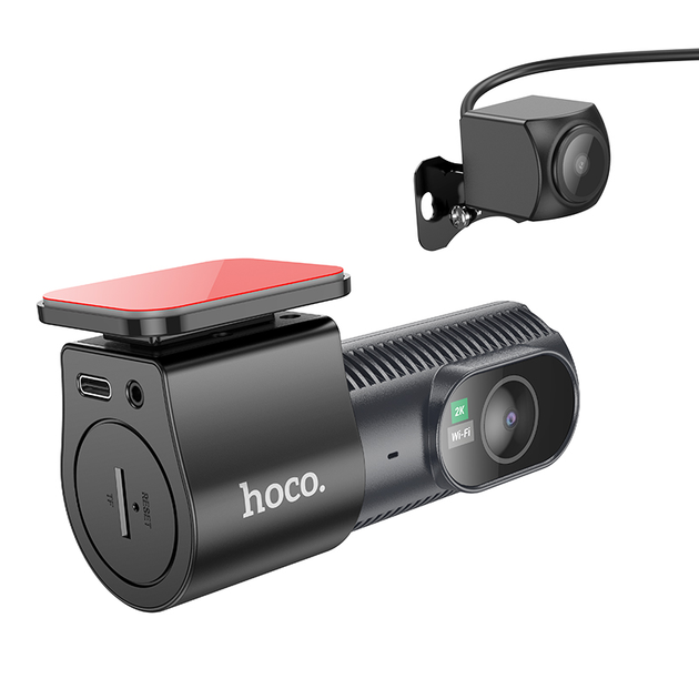 Відеореєстратор HOCO DV8 2K display hidden driving recorder(with rear camera) Black (6942007623384) - Фото 1 Відеореєстратор HOCO DV8 2K display hidden driving recorder(with rear camera) Black (6942007623384) - изображение 1