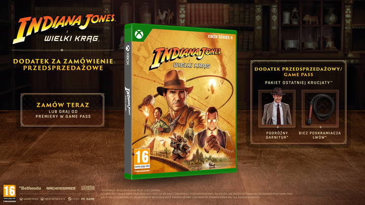 Гра Xbox Series X Indiana Jones and The Great Circle (Blu-ray диск) (0196388434473) - зображення 2