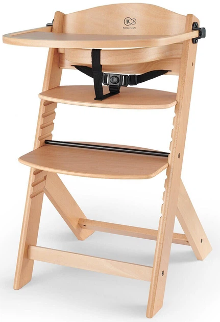Стільчик для годування Kinderkraft Enock Wood (5902533915071) - зображення 2