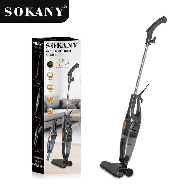 Вертикальний циклонний ручний пилосос SOKANY SK-3389 без мішка, 1000 Вт, для дому - зображення 2