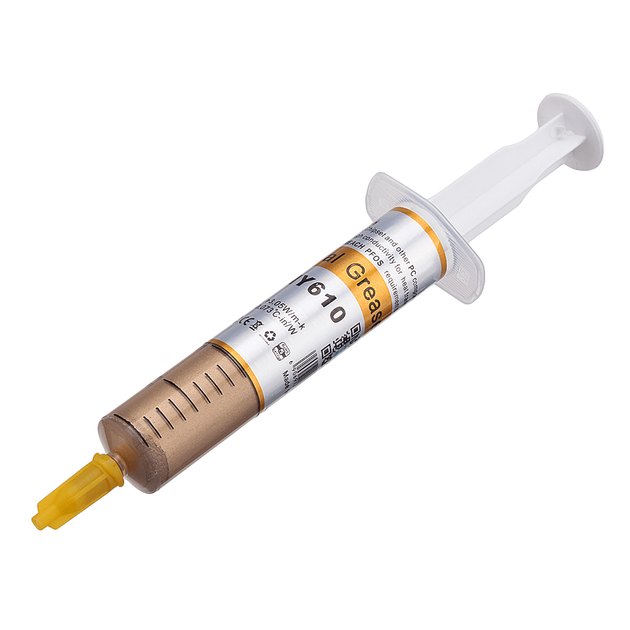 Термопаста (теплоотвод) для процессора Thermal Grease Halnziye 10мл HY610-TU25 - изображение 4