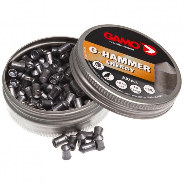 Пульки Gamo G-Hammer 200шт кал.4,5 (6322822) (231756) - изображение 1