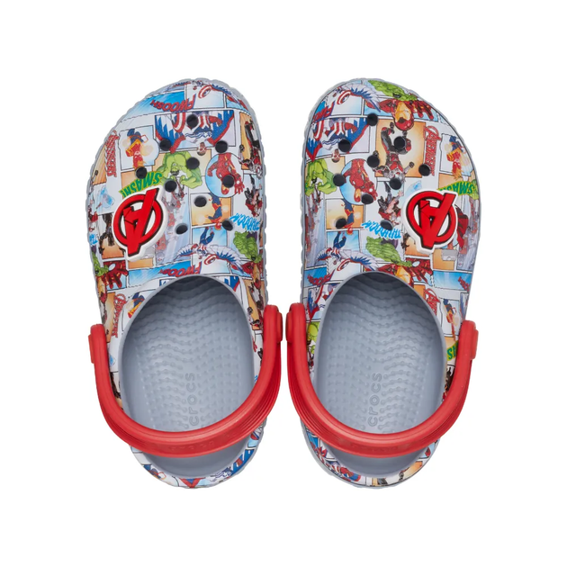 Кроксы для мальчика Crocs Avengers Off Court Clog K 30 Серый 209943 - Фото 2 Кроксы для мальчика Crocs Avengers Off Court Clog K 30 Серый 209943 - изображение 2