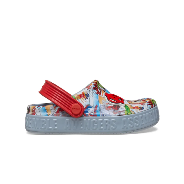 Кроксы для мальчика Crocs Avengers Off Court Clog K 30 Серый 209943 - Фото 3 Кроксы для мальчика Crocs Avengers Off Court Clog K 30 Серый 209943 - изображение 3