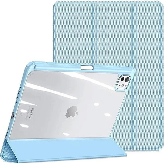 Чехол книжка с подставкой для планшета и держателем для стилуса Dux Ducis Toby Series iPad Air 6 13" (2024) / Pro 12.9" (2018/2020/2021/2022) blue - изображение 6
