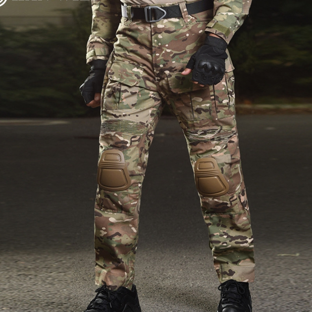 Боевые тактические штани G3 Tactical Pants Multicam с наколенниками KT6008406 размер 3XL - изображение 2