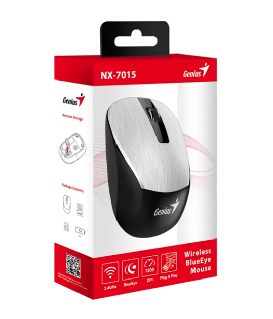 Мышь Genius NX-7015 Iron Silver (31030015404/31030019404) [69982] - изображение 5