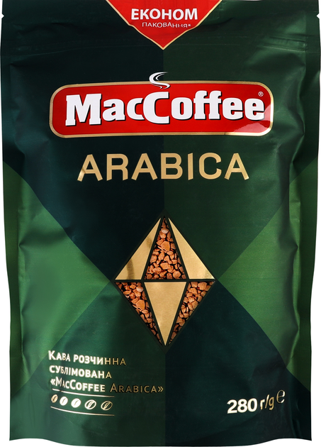 Акція на Кава MacCoffee Arabica Дой-Пак 280 г від Rozetka