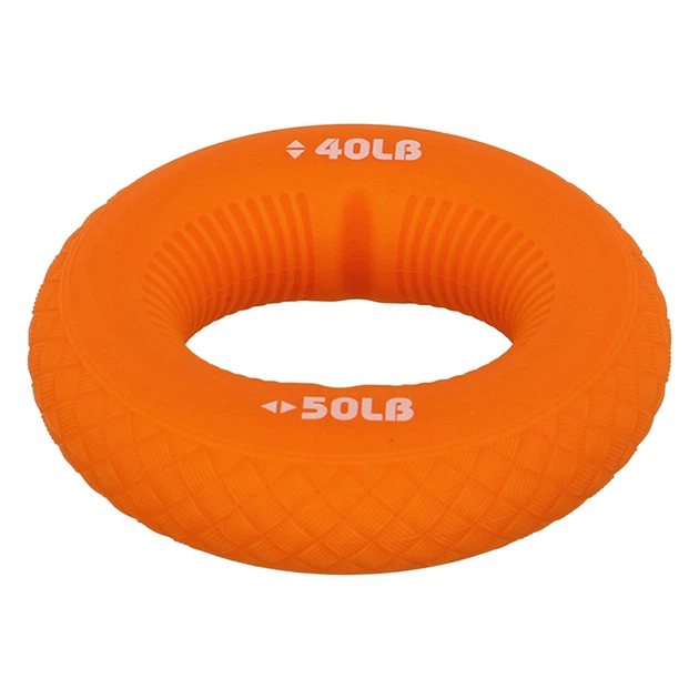 Эспандер кистевой кольцо с двойной нагрузкой SP-Sport 0651 нагрузка 40-50LB Orange - изображение 2