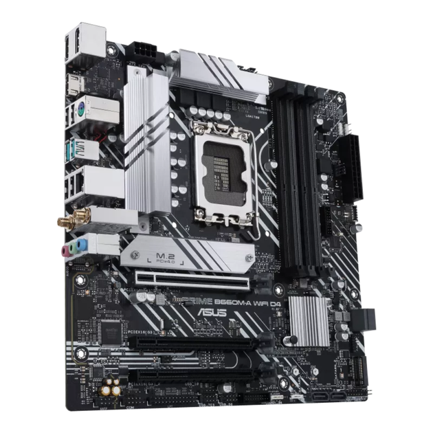 Материнська плата Asus PRIME B660M-A WIFI D4/Intel B660/MicroATX/2xHDMI/1xDisplayPort - зображення 2