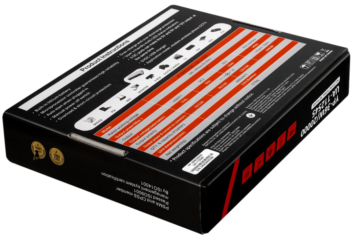 ДБЖ для роутера (маршрутизаторів) Yepo Mini DC-UPS YP-36W (20000mAh/LiFePO4) (UA-112545) - зображення 11