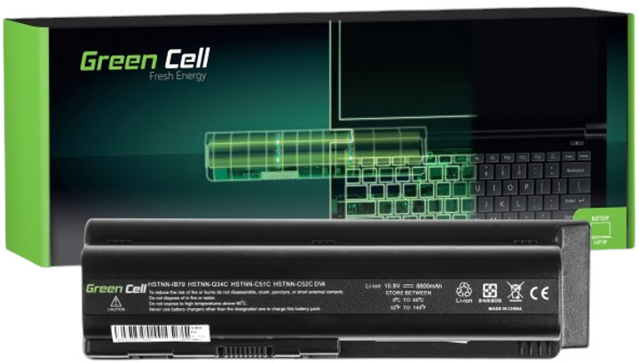 Bateria Green Cell HSTNN-LB72 HSTNN-IB7 do laptopów 11.1V 8800mAh (5902701414702) - obraz 1