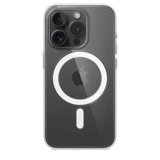 Прозорий чохол CasePro Clear Case with MagSafe для iPhone 15 Pro - зображення 4