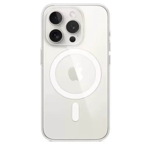 Прозорий чохол CasePro Clear Case with MagSafe для iPhone 15 Pro - зображення 3