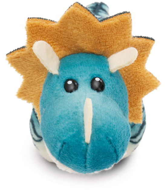 Maskotka Nici Dinozaur Cerastupsy w niebieskim kolorze, w wulkanicznym jajku 12 cm (4012390494624) - obraz 4