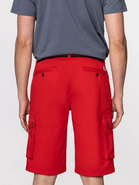 Krótkie spodenki męskie eleganckie Lee Cooper SIMONE-9802 30 Czerwone (5904347397739) - obraz 2