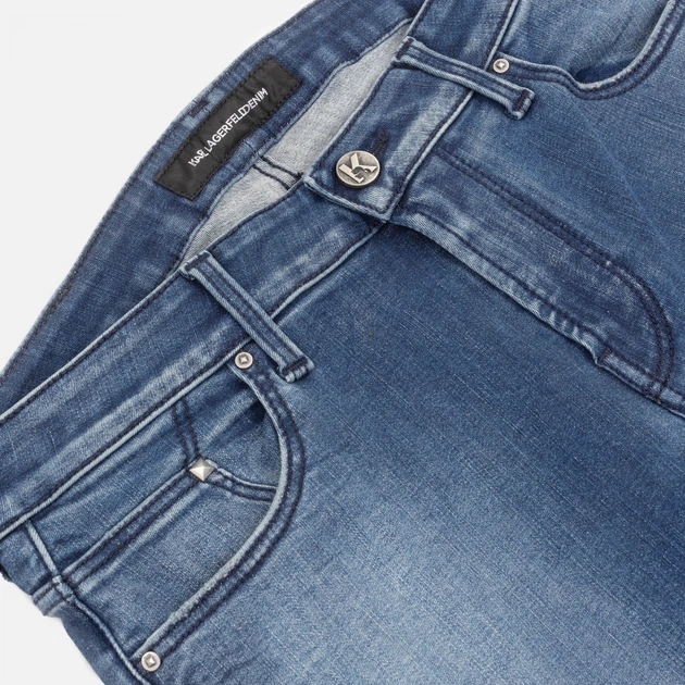 Jeansy slim fit męskie Karl Lagerfeld KLMP000100495W1-001 34 Czarne (9000003881553) - obraz 6
