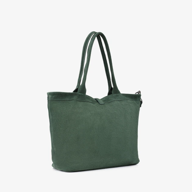 Сумка женская кожаная тоут средняя Regina Notte Tote 3763 Темно-зеленый - изображение 3