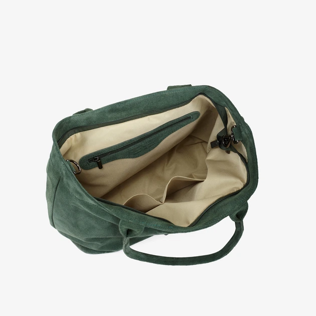 Сумка женская кожаная тоут средняя Regina Notte Tote 3763 Темно-зеленый - изображение 5