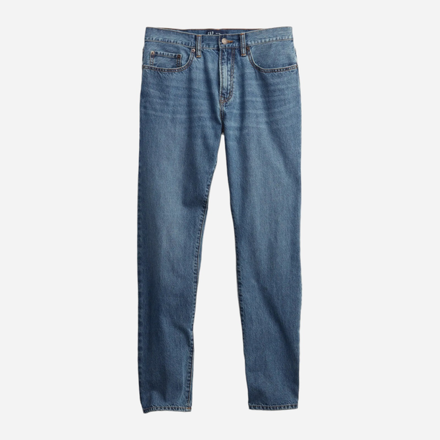 Jeansy regular fit męskie GAP 737645-00 W32L32 Niebieskie (1200056847782) - obraz 4