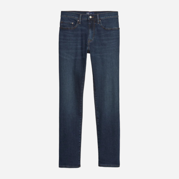 Jeansy regular fit męskie GAP 834905-00 W33L32 Granatowe (1200131893895) - obraz 3