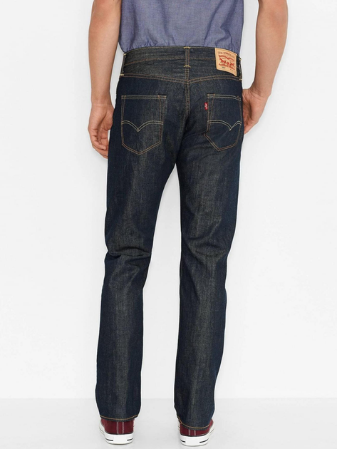 Jeansy regular fit męskie Levi's 501 Original 00501-0162 30-32 Granatowe (5412130541417) - obraz 2