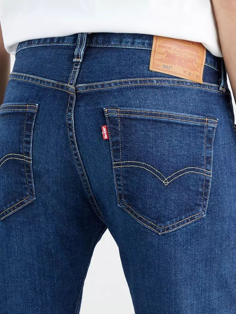 Джинси Regular fit чоловічі Levi's 501 Original 00501-3199 36-32 Темно-сині (5400970332173) - зображення 6