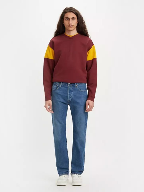Jeansy regular fit męskie Levi's 501 Original 00501-3339 34-34 Granatowe (5401043294671) - obraz 3