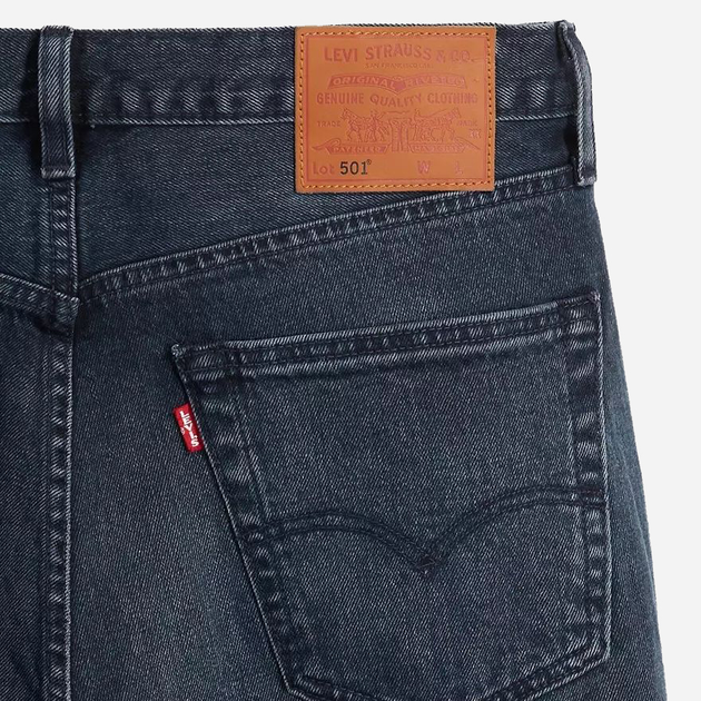 Jeansy regular fit męskie Levi's 501 Original 00501-3473 31-32 Granatowe (5401128026371) - obraz 8