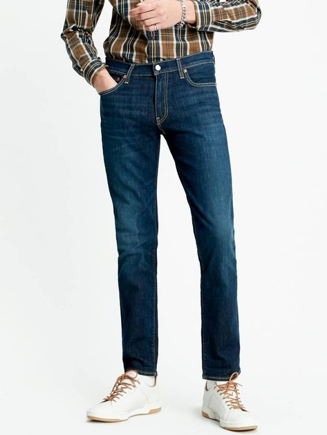 Jeansy slim fit męskie Levi's 511 Slim 04511-4102 33-34 Granatowe (5400816864448) - obraz 1