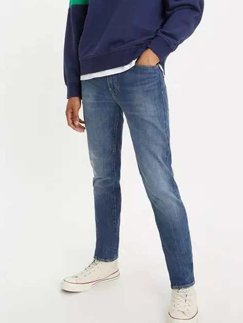 Джинси Slim fit чоловічі Levi's 511 Slim 04511-5549 38-34 Темно-сині (5401105114268) - зображення 1