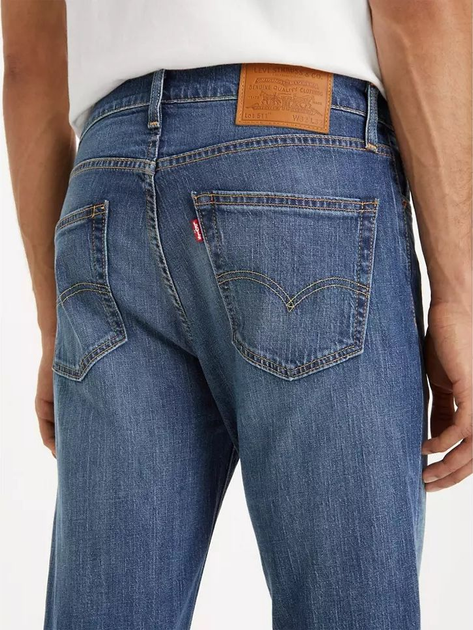 Джинси Slim fit чоловічі Levi's 511 Slim 04511-5549 34-32 Темно-сині (5401105114084) - зображення 6