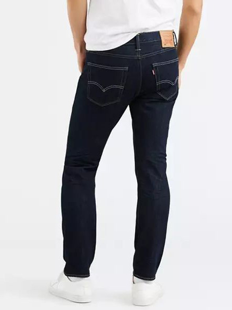 Джинси Regular fit чоловічі Levi's 502 Taper 29507-0181 34-36 Темно-сині (5400599119957) - зображення 2