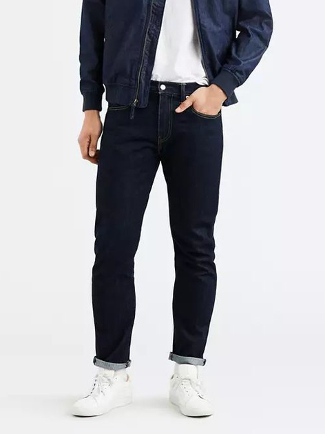 Джинси Regular fit чоловічі Levi's 502 Taper 29507-0181 38-32 Темно-сині (5400599120014) - зображення 1