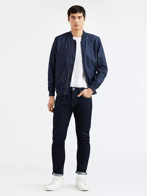 Джинси Regular fit чоловічі Levi's 502 Taper 29507-0181 38-32 Темно-сині (5400599120014) - зображення 3