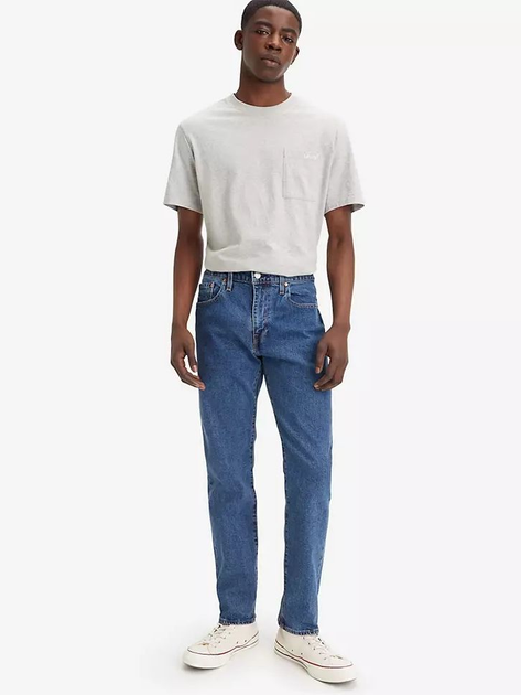 Jeansy regular fit męskie Levi's 502 Taper 29507-0555 34-34 Granatowe (5400816870708) - obraz 3