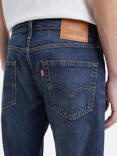 Джинси Regular fit чоловічі Levi's 502 Taper 29507-1294 31-34 Темно-сині (5401043431410) - зображення 6