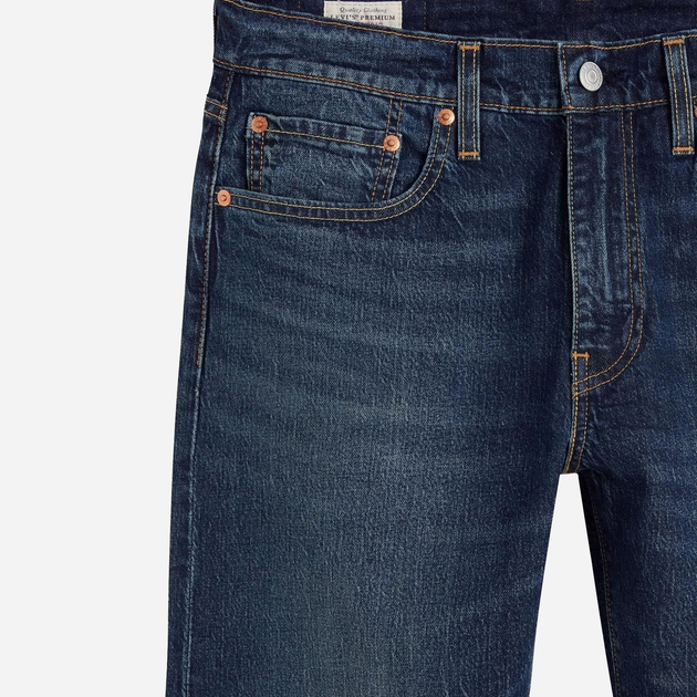 Джинси Regular fit чоловічі Levi's 502 Taper 29507-1294 31-34 Темно-сині (5401043431410) - зображення 9
