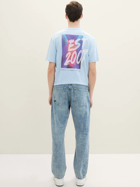 Джинси Regular fit чоловічі Tom Tailor 1040203 34-34 Блакитні (4067672143592) - зображення 4