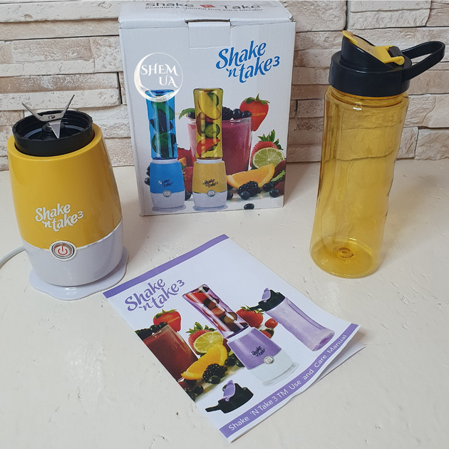 Стационарный блендер Shake n take с переносным стаканом в комплекте T24-S8-Yellow - изображение 8