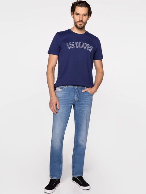 Jeansy regular fit męskie Lee Cooper JAMES-3022 32-32 Niebieskie (5905991703600) - obraz 3