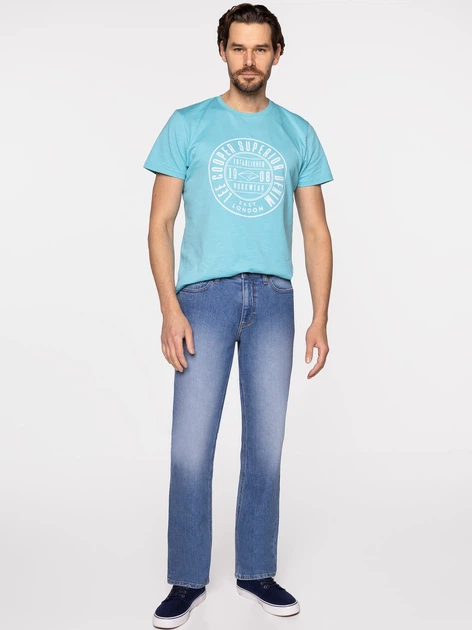 Джинси Regular fit чоловічі Lee Cooper LC118-1533 34-34 Блакитні (5904347397364) - зображення 3