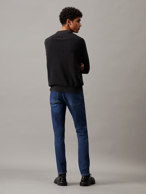 Джинси Slim fit чоловічі Calvin Klein Jeans J30J324849-1BJ 29/30 Темно-сині (8720109359756) - зображення 4