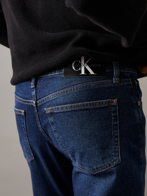Джинси Slim fit чоловічі Calvin Klein Jeans J30J324849-1BJ 29/30 Темно-сині (8720109359756) - зображення 5