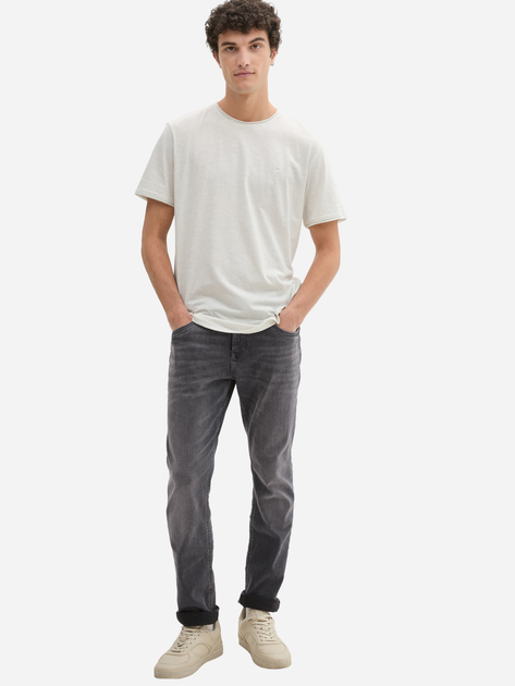 Jeansy regular fit męskie Tom Tailor 1043795 31-32 Ciemnoszare (4068127321947) - obraz 6
