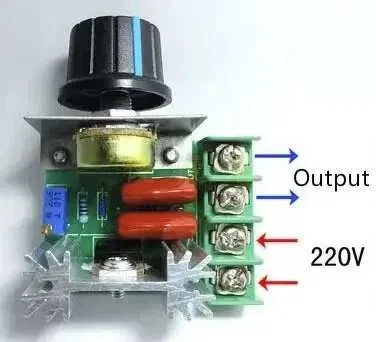 Регулятор мощности AC - диммер 2000W 220V фазовый симисторный BTA-16 - изображение 2