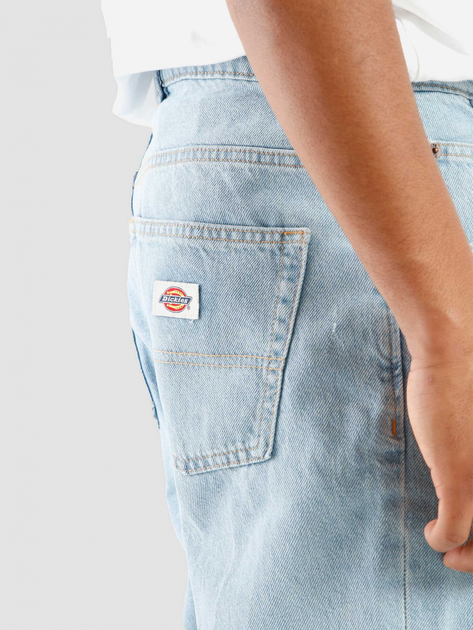 Jeansy regular fit męskie Dickies DK0A4XYKC151 32-33 Błękitne (196248286549) - obraz 4