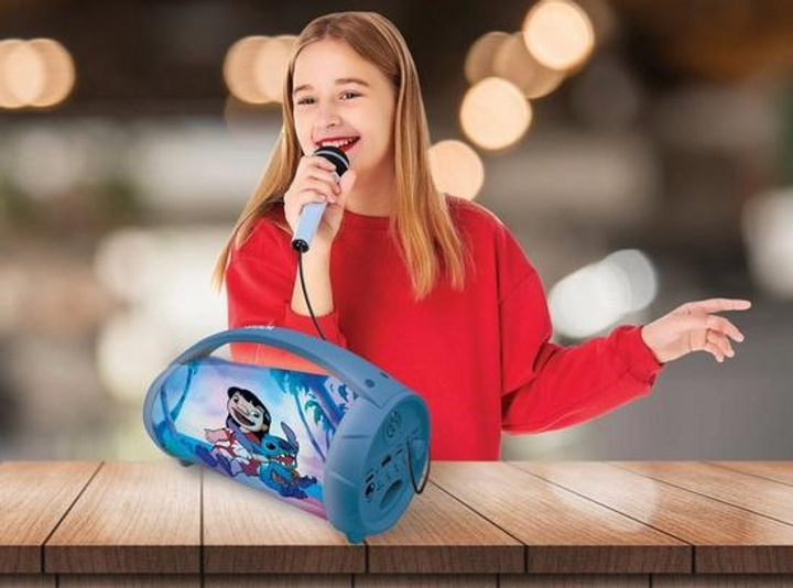 Портативна колонка Lexibook Stitch Light Speaker with Microphone (3380743105154) - зображення 3